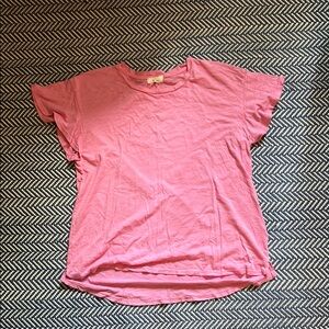 T.La Pink Relaxed Short Sleeve T-Shirt